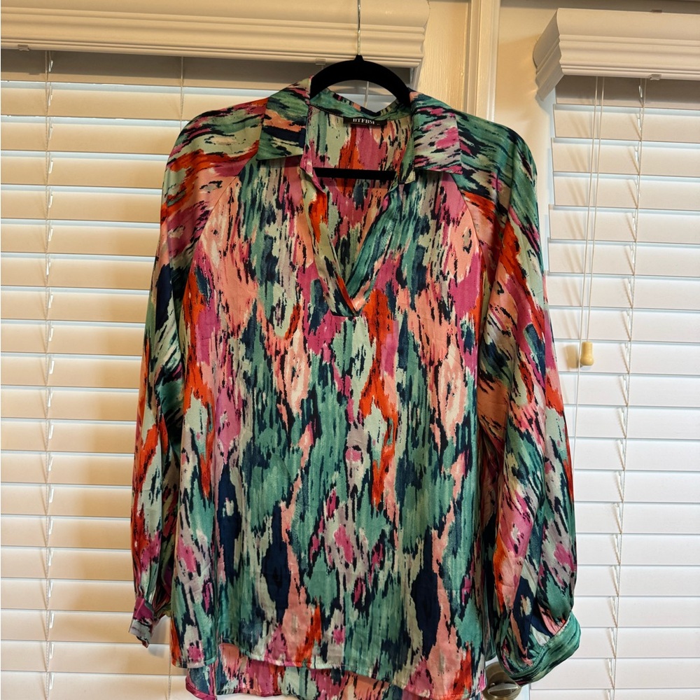 Lainey Wilson Inspired Bell Sleeve Blouse | Western Boho Top | XL